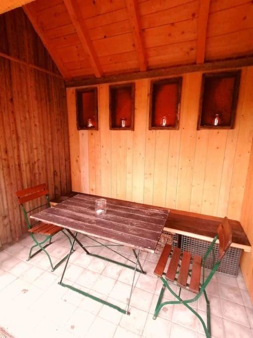 5Sterne Ferienwohnung Im Fachwerk Mit Bergblick In Alleinlage Und Grossem Garten, Infrarotkabine Humberg Kültér fotó